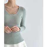 クロスストラップ リブニット/2026 SS COLLECTION | by muni:r | 詳細画像23 