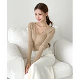 クロスストラップ リブニット/2026 SS COLLECTION | by muni:r | 詳細画像6 