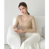 クロスストラップ リブニット/2026 SS COLLECTION | by muni:r | 詳細画像8 