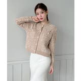 【着用動画あり 4色展開】フラワーボタンツイードニットカーディガン 2026 | by muni:r | 詳細画像27 