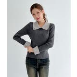 クラシックカラーブロックカラーニット/2026 SS COLLECTION | by muni:r | 詳細画像20 