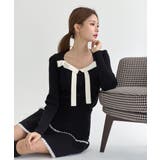 リボン配色 リブニット/2026 SS COLLECTION | by muni:r | 詳細画像15 