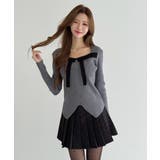 リボン配色 リブニット/2026 SS COLLECTION | by muni:r | 詳細画像16 