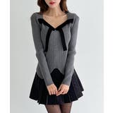 リボン配色 リブニット/2026 SS COLLECTION | by muni:r | 詳細画像18 