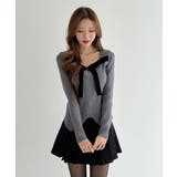 リボン配色 リブニット/2026 SS COLLECTION | by muni:r | 詳細画像19 