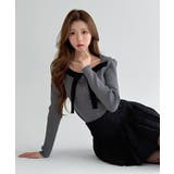 リボン配色 リブニット/2026 SS COLLECTION | by muni:r | 詳細画像21 