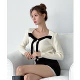 リボン配色 リブニット/2026 SS COLLECTION | by muni:r | 詳細画像6 