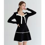 リボン配色 リブニット/2026 SS COLLECTION | by muni:r | 詳細画像8 