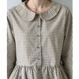 チェックペプラムカラーブラウス/2026 SS COLLECTION | by muni:r | 詳細画像9 