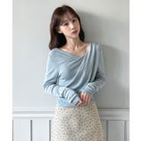 【着用動画あり 3色展開】ソフトドレープニットトップ 2026 | by muni:r | 詳細画像17 