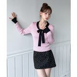 【2WAY】リボンタイ配色リブニット/2026 SS COLLECTION | by muni:r | 詳細画像14 