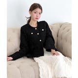 【着用動画あり 3色展開】クラシックゴールドボタンツイードジャケット 2026 | by muni:r | 詳細画像13