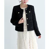 【着用動画あり 3色展開】クラシックゴールドボタンツイードジャケット 2026 | by muni:r | 詳細画像16