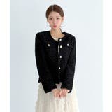 【着用動画あり 3色展開】クラシックゴールドボタンツイードジャケット 2026 | by muni:r | 詳細画像17