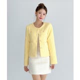 【着用動画あり 3色展開】クラシックゴールドボタンツイードジャケット 2026 | by muni:r | 詳細画像20