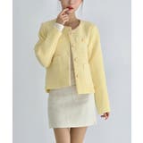 【着用動画あり 3色展開】クラシックゴールドボタンツイードジャケット 2026 | by muni:r | 詳細画像21