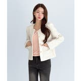 【着用動画あり 3色展開】クラシックゴールドボタンツイードジャケット 2026 | by muni:r | 詳細画像3