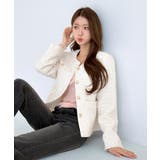 【着用動画あり 3色展開】クラシックゴールドボタンツイードジャケット 2026 | by muni:r | 詳細画像4