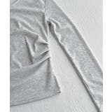 【着用動画あり 3色展開】ストライプストラップ ワンショルダーTシャツ | by muni:r | 詳細画像12