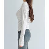 【着用動画あり 3色展開】ストライプストラップ ワンショルダーTシャツ | by muni:r | 詳細画像9