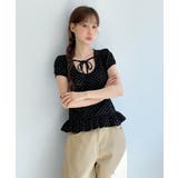 【ドットリボンシリーズ半袖が登場!】ドットリボンフリル半袖Tシャツ 2026 S… | by muni:r | 詳細画像13