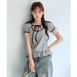 【ドットリボンシリーズ半袖が登場!】ドットリボンフリル半袖Tシャツ 2026 S… | by muni:r | 詳細画像26