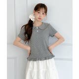 ドットカラーフリル半袖Tシャツ/2026 SS COLLECTION | by muni:r | 詳細画像15 