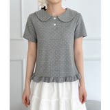 ドットカラーフリル半袖Tシャツ/2026 SS COLLECTION | by muni:r | 詳細画像16 