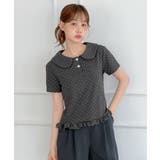 ドットカラーフリル半袖Tシャツ/2026 SS COLLECTION | by muni:r | 詳細画像20 