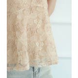 【MD Pick 着用動画あり!】ロマンティックフラワーレースペプラムキャミブラ… | by muni:r | 詳細画像27