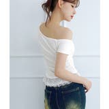 リボンレースフリルオフショルダーTシャツ/2026 SS COLLECTION | by muni:r | 詳細画像22 