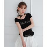 リボンレースフリルオフショルダーTシャツ/2026 SS COLLECTION | by muni:r | 詳細画像9 