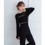 シアーデザインリブニット/2026 AW COLLECTION | by muni:r | 詳細画像1 