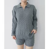 【セットアップ】カラーケーブルニットセットアップ 2026 AW | by muni:r | 詳細画像9