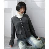 モーメント ラウンドノーカラージャケット/2026 AW COLLECTION | by muni:r | 詳細画像7 