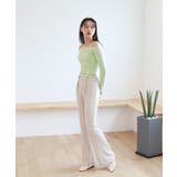 しわ加工ロングゴムパンツ | by muni:r | 詳細画像10 