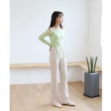 しわ加工ロングゴムパンツ | by muni:r | 詳細画像11 