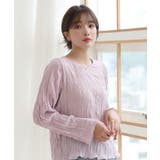 ラウンドネックチュールブラウス | by muni:r | 詳細画像1 