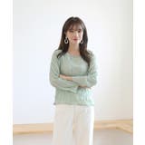 ラウンドネックチュールブラウス | by muni:r | 詳細画像12 