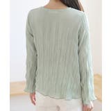 ラウンドネックチュールブラウス | by muni:r | 詳細画像17 