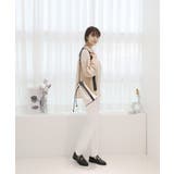 コットンストライプ シャーリングブラウス | by muni:r | 詳細画像10