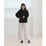 コットンストライプ シャーリングブラウス | by muni:r | 詳細画像14