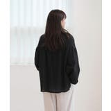 コットンストライプ シャーリングブラウス | by muni:r | 詳細画像19