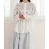 コットンストライプ シャーリングブラウス | by muni:r | 詳細画像23