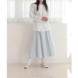 コットンストライプ シャーリングブラウス | by muni:r | 詳細画像27