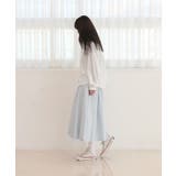 コットンストライプ シャーリングブラウス | by muni:r | 詳細画像29