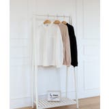 コットンストライプ シャーリングブラウス | by muni:r | 詳細画像30