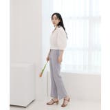 涼しい 素材 カラー スラックス | by muni:r | 詳細画像3 