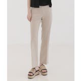 涼しい 素材 カラー スラックス | by muni:r | 詳細画像7 