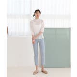 パステルカラー ハイネック チュール ブラウス | by muni:r | 詳細画像12 